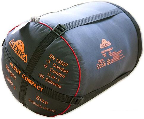 Спальный мешок AlexikA Aleut (оливковый, правая молния)