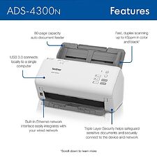 Сканер Brother ADS-4300N