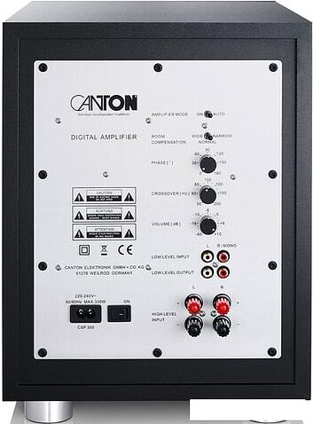Проводной сабвуфер Canton Power Sub 8 (черный)