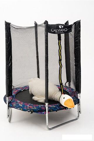 Батут Calviano Smile 140 см - 4.5ft light складной