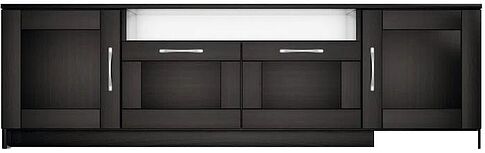 Тумба Mio Tesoro Сириус 2 двери и 2 ящика 156x47 2.02.03.330.5 (дуб венге)