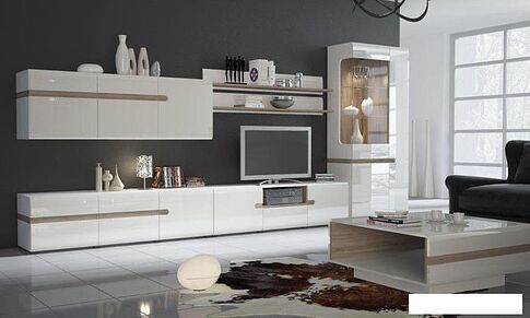 Тумба Anrex Linate RTV 3D/TYP 51 Белый/Сонома Трюфель