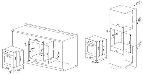 Электрический духовой шкаф Graude Comfort BE 60.3 S