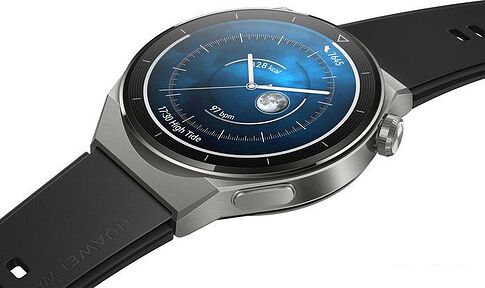 Умные часы Huawei Watch GT 3 Pro Titanium 46 мм (серый/черный)