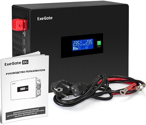 Источник бесперебойного питания ExeGate IdealSine SR-1000.LCD.2SH EX295993RUS