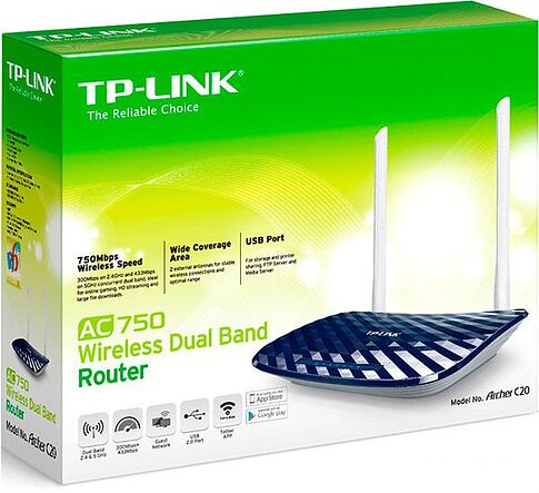 Беспроводной маршрутизатор TP-Link Archer C20