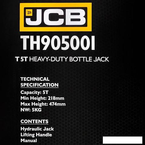 Бутылочный домкрат JCB TH905001 (5т)
