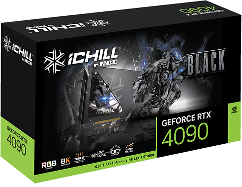 Видеокарта Inno3D GeForce RTX 4090 iChill Black C4090B-246XX-18330005