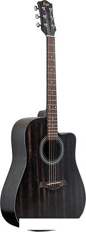 Акустическая гитара Flight D-155C MAH BK