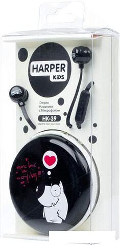 Наушники Harper Kids HK-39 (черный)