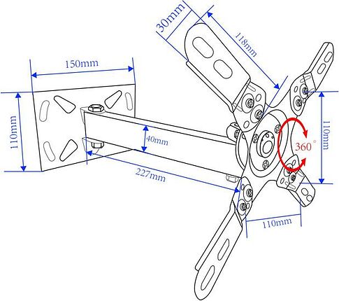Кронштейн Esperanza ERW003