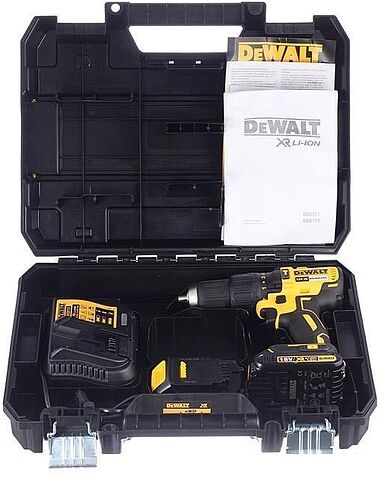 Ударная дрель-шуруповерт DeWalt DCD778S2T (с 2-мя АКБ 1.5 Ah)
