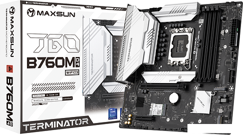 Материнская плата Maxsun Terminator B760M D4 WIFI6E
