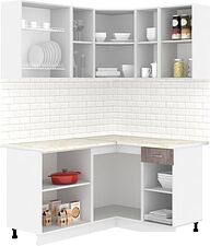 Готовая кухня Кортекс-мебель Корнелия Лира 1.5x1.3 (капучино/оникс/королевский опал) Готовая кухня Кортекс-мебель Корнелия Лира 1.5x1.3 (капучино/оникс/королевский опал)