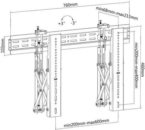 Кронштейн для информационной панели Digis DSM-P0270