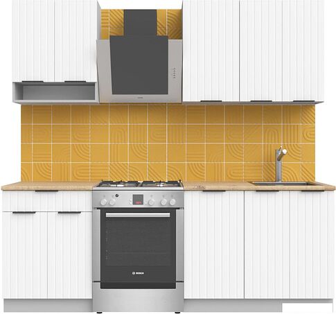 Готовая кухня Arvento АНТА-плюс 1.6м (белый)