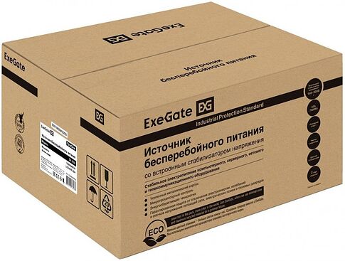 Источник бесперебойного питания ExeGate FineSine SX-1000.LCD.AVR.2SH EX295997RUS