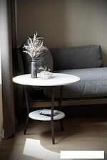 Журнальный столик Калифорния мебель Шот (белый)