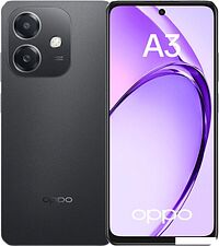 Смартфон Oppo A3 CPH2669 6GB/256GB международная версия (черный) Смартфон Oppo A3 CPH2669 6GB/256GB международная версия (черный)