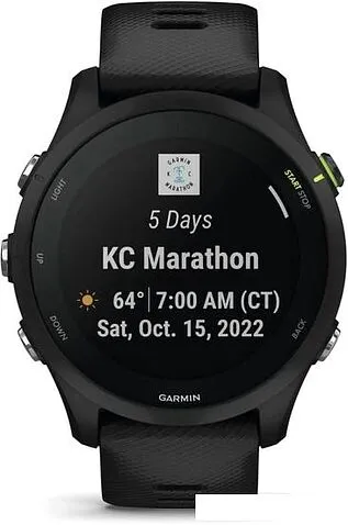 Умные часы Garmin Forerunner 255 Music 46 мм (черный)