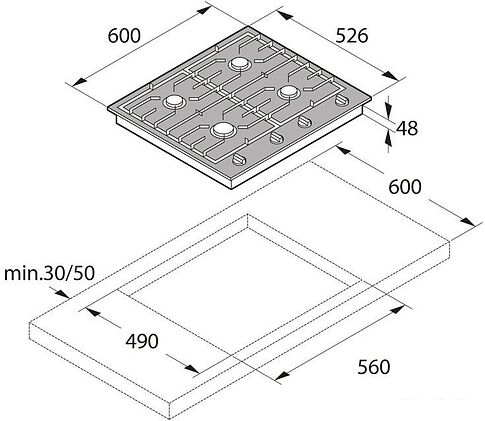 Варочная панель ASKO HG1666AB