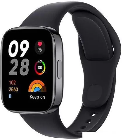 Умные часы Xiaomi Redmi Watch 3 Active (черный, международная версия)