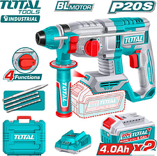 Перфоратор Total TRHLI212282 (с 2-мя АКБ, кейс)