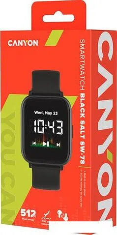 Умные часы Canyon Salt SW-78 (черный)