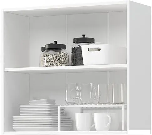 Шкаф навесной Mio Tesoro Модена ШВ 800 (белый/дуб ваниль)