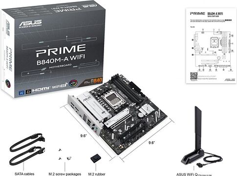 Материнская плата ASUS Prime B840M-A WiFi