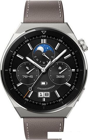 Умные часы Huawei Watch GT 3 Pro Titanium 46 мм (серый)