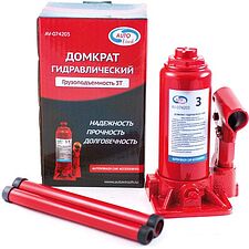 Бутылочный домкрат Autovirazh AV-074203 3т