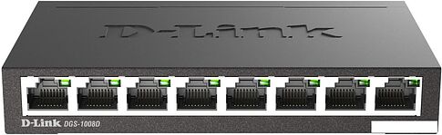 Неуправляемый коммутатор D-Link DGS-1008D/R1A