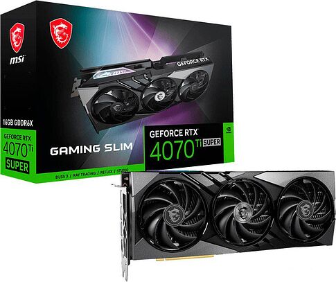 Видеокарта MSI GeForce RTX 4070 Ti Super 16G Gaming Slim