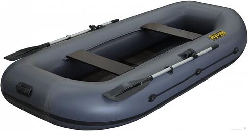 Гребная лодка Муссон B-290 PC (серый)