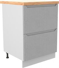 Шкаф напольный ДСВ Тренто СК2 600 (серый/серый)