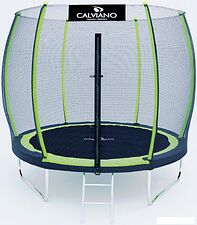 Батут Calviano Outside Master Green 252 см - 8ft (внешняя сетка, с лестницей)