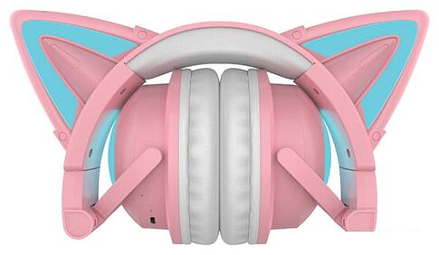 Наушники QUMO Party Cat Mini (розовый)