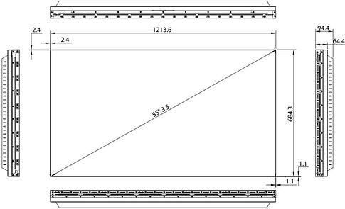 Дисплей для видеостен Hisense 55L35B5U