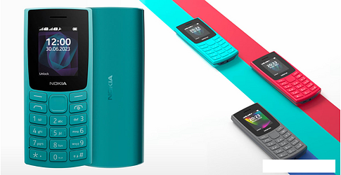 Кнопочный телефон Nokia 105 (2023) Dual SIM TA-1557 (красный)