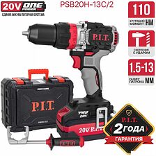Ударная дрель-шуруповерт P.I.T. PSB20H-13C/2 (с 2-мя АКБ, кейс) Ударная дрель-шуруповерт P.I.T. PSB20H-13C/2 (с 2-мя АКБ, кейс)