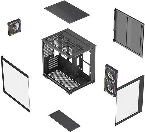 Корпус Powercase Vision Micro M5CB CVMM5CHB-A3