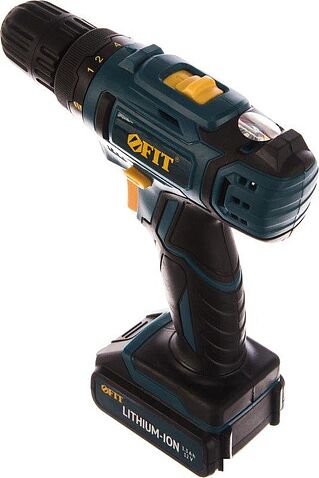 Дрель-шуруповерт FIT 80186 (с 1-им АКБ)