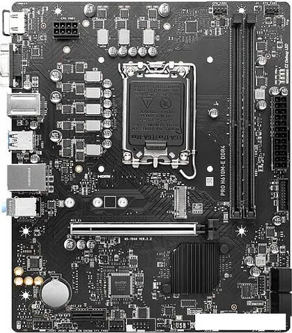 Материнская плата MSI PRO H610M-E DDR4