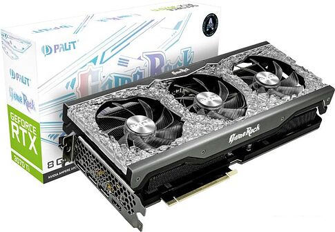 Видеокарта Palit GeForce RTX 3070 Ti GameRock 8GB GDDR6X NED307T019P2-1047G