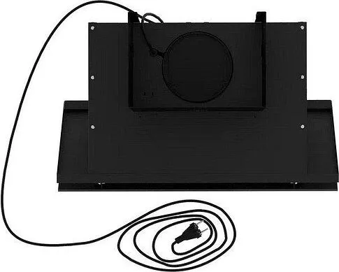 Кухонная вытяжка Elikor Коралл 50П-430-К3Д 266399 (черный/черное стекло)