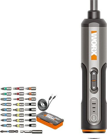 Электроотвертка Worx WX240 (с АКБ, кейс)