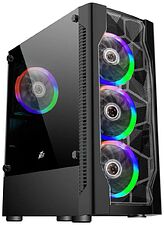 Корпус 1stPlayer DK D4 Black D4-BK-4R1