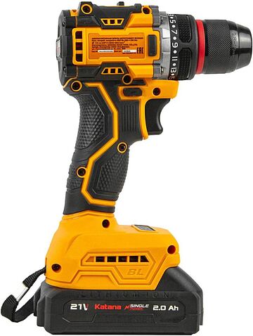 Дрель-шуруповерт Katana BCD5501 (с 2-мя АКБ, кейс)