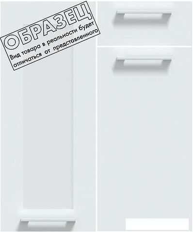 Готовая кухня Интерлиния Мила Gloss 60-30 (графит софт/графит софт/травертин серый)